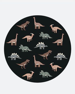 Dinosaur dark wallpaper circle