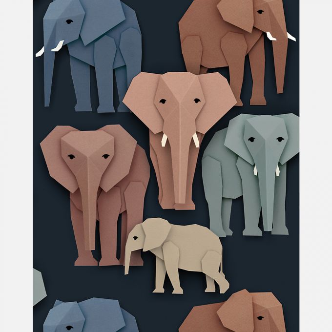 Elephant wallpaper | Studio Ditte