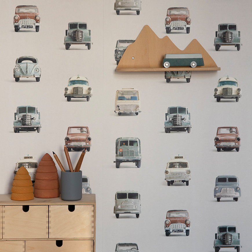 Cars wallpaper nursery