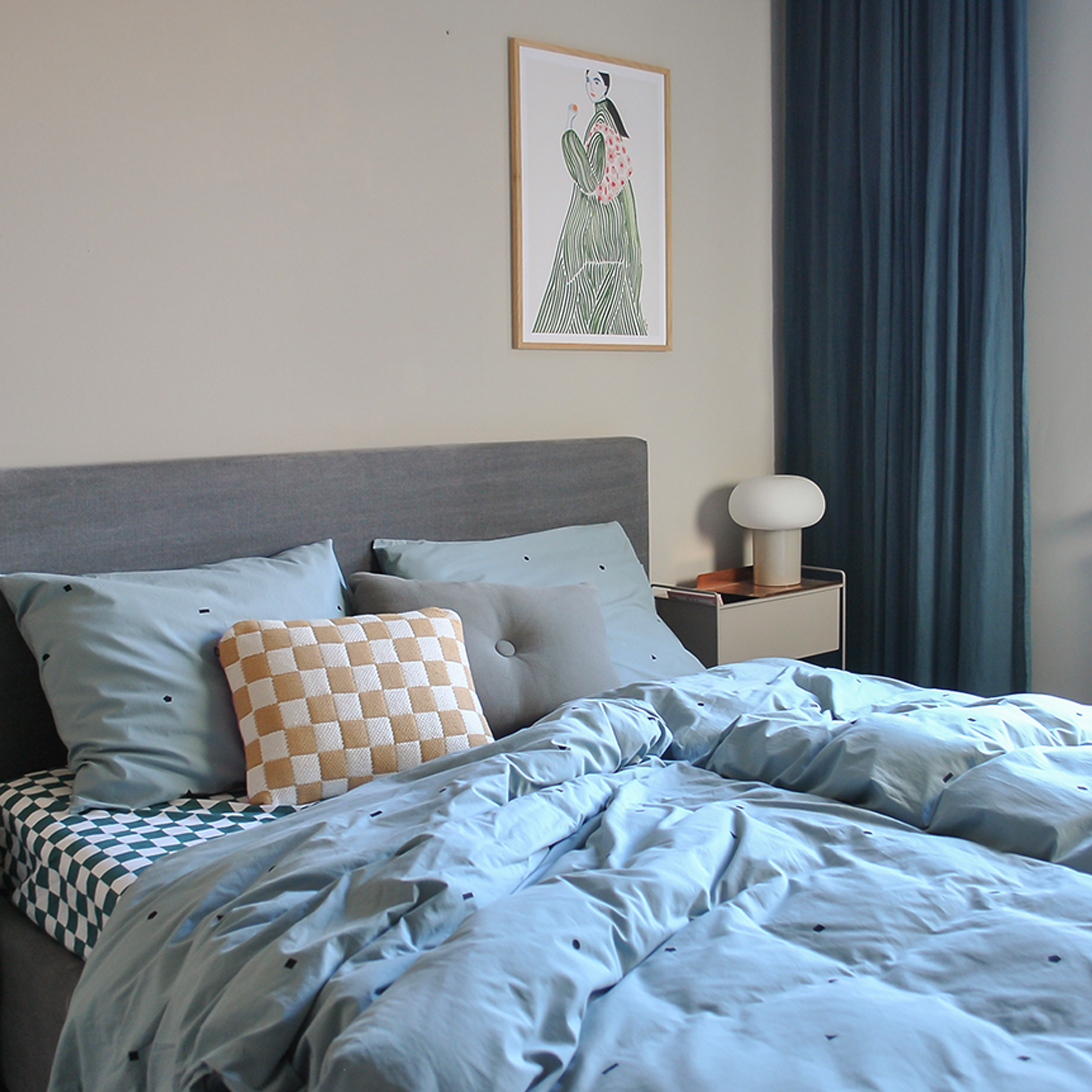 Bedroom with Studio Ditte bedding