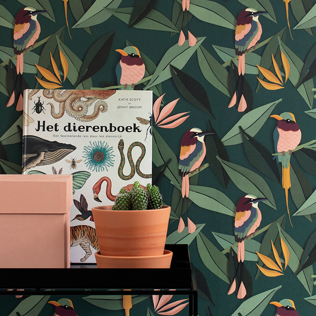 Colour advice for birds wallpaper